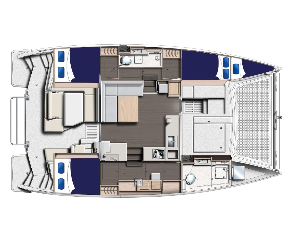 Moorings 4000 3 cabines